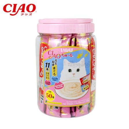 CIAO Churu กระปุ๊ก14gx50 ชมพู รวมรสพิเศษ TSC-14T