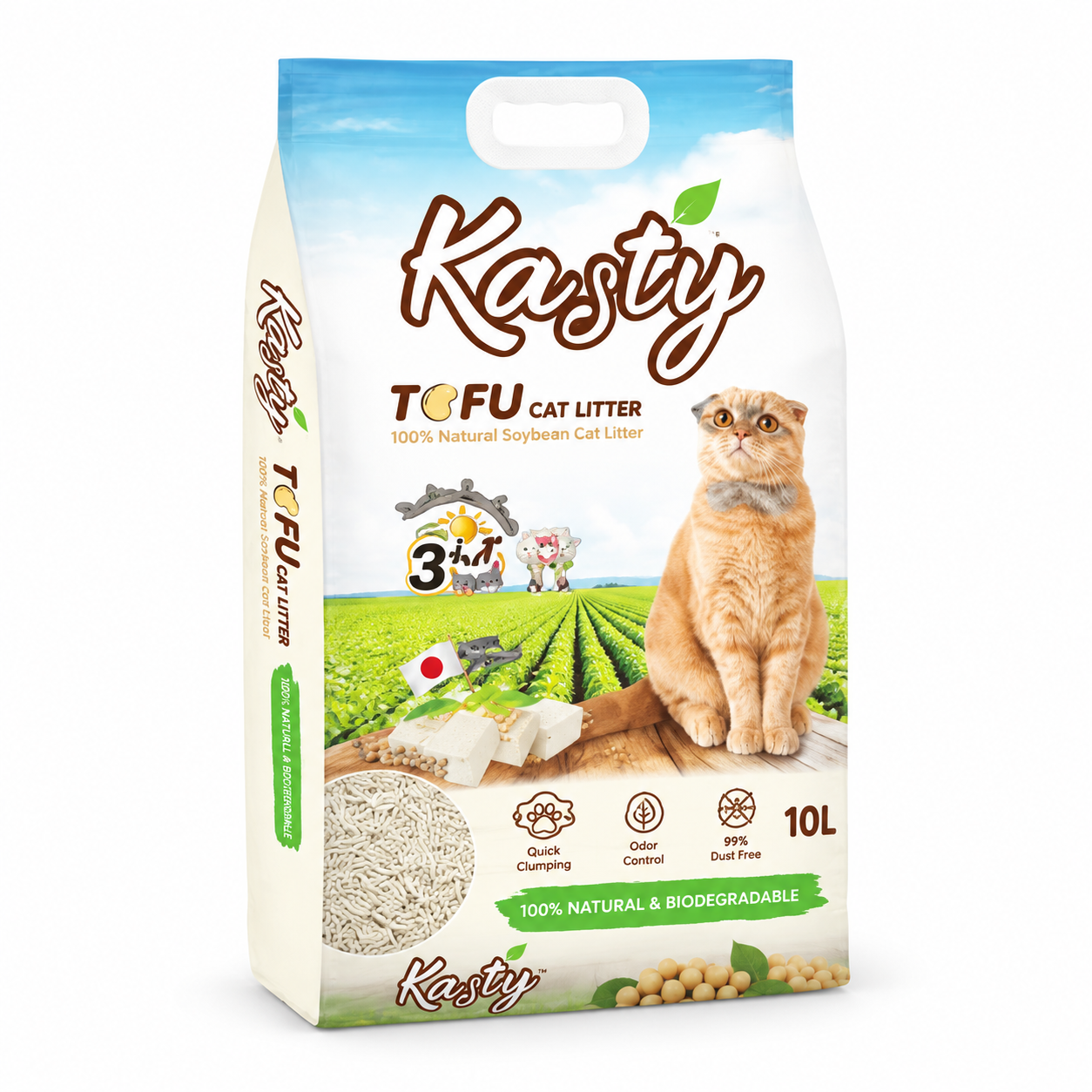 Kasty ทรายเต้าหู้ Original-10L