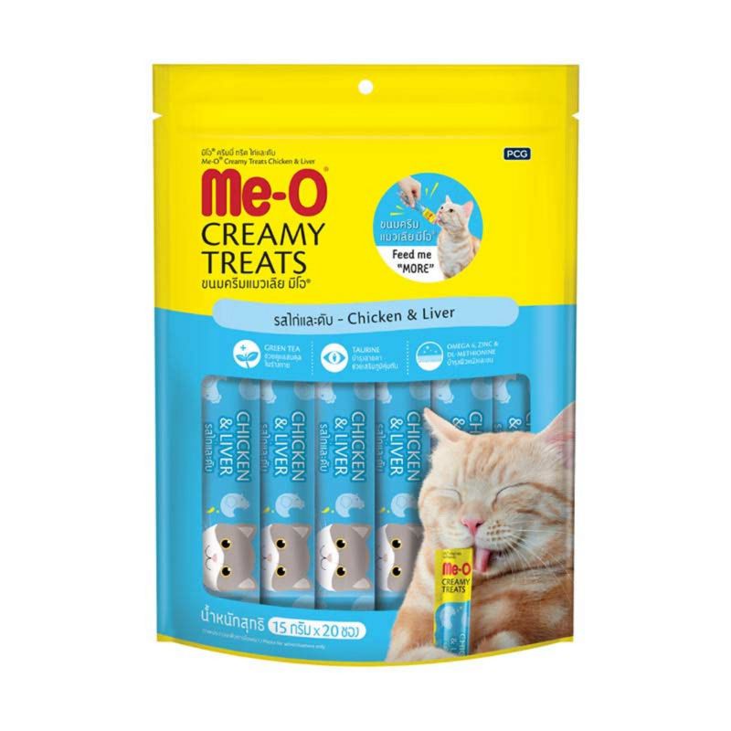 Me-O ซอง 15gx4 (08) (ไก่ตับและนมแพะ)
