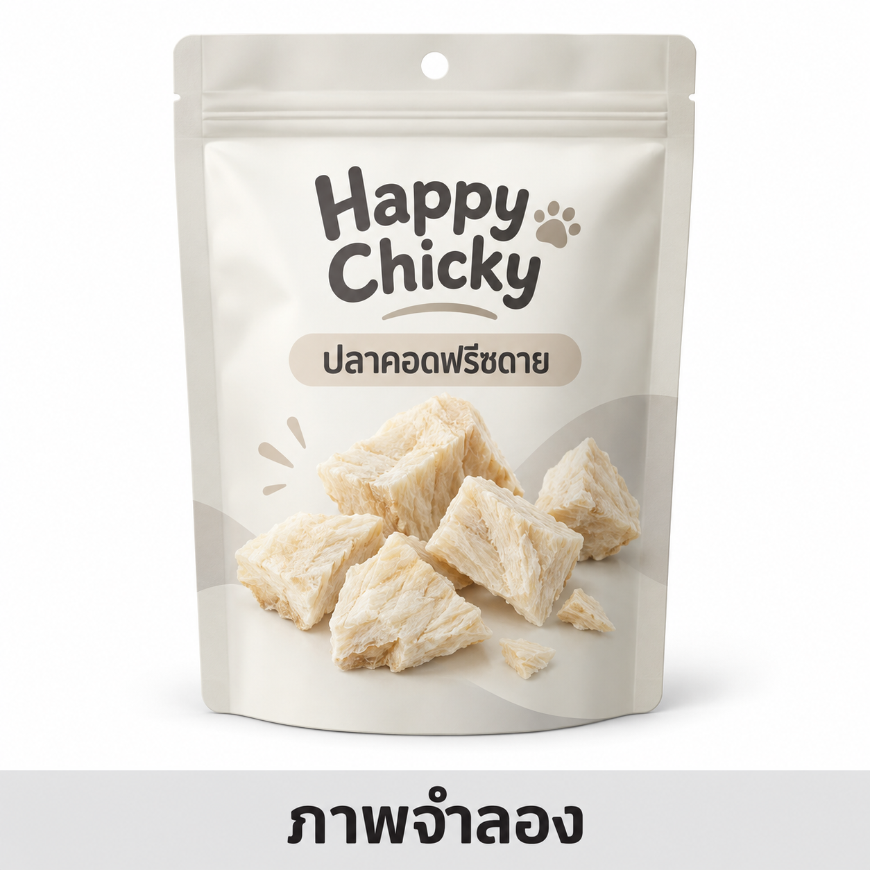 Happy Chicky 40g ซอง ปลาคอดฟรีซดาย