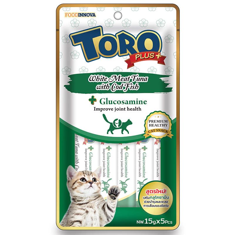 Toro Plus ซอง 15gx5(เขียว) ทูน่า&ปลาค็อด
