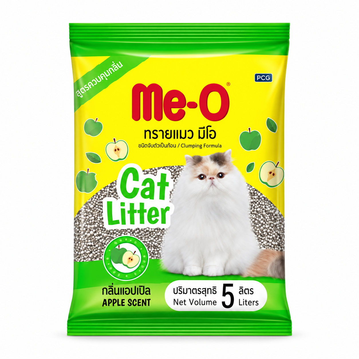 Me-O ทรายแมว 5 ลิตร(แอปเปิ้ล)
