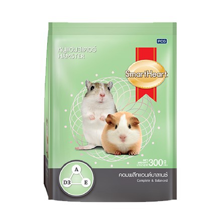 SmartHeart หนูแฮมสเตอร์(คอนพลีทแอนด์บาลานซ์ 300g)