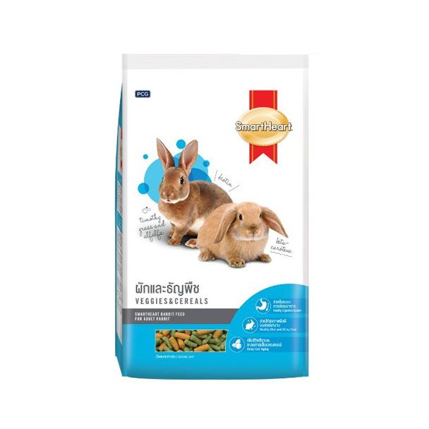 SmartHeart Rabbit 1.0kg Veggies ผักและธัญพืช