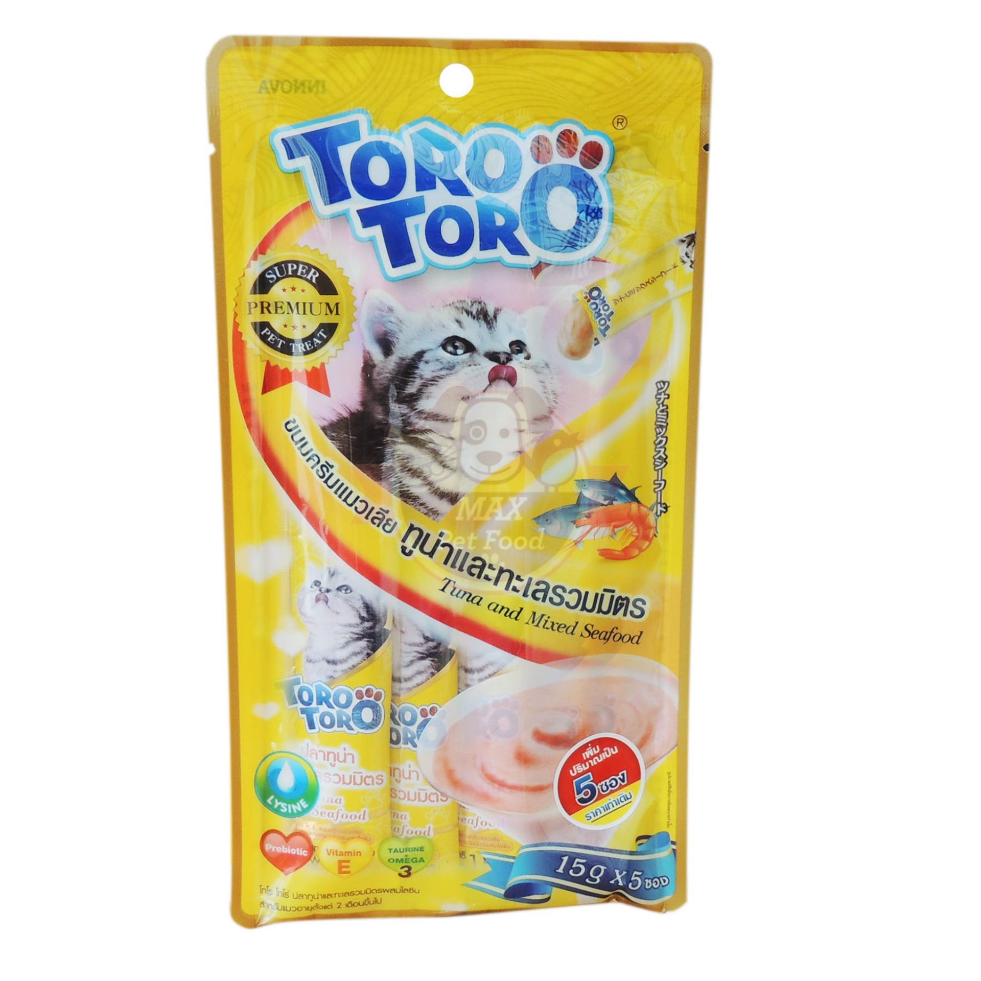 Toro ซอง 15gx5 (หล.) ทูน่าและทะเลรวมมิตร