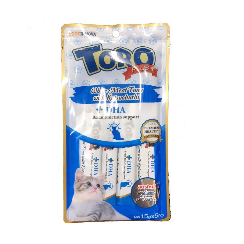 Toro Plus ซอง 15gx5(นง.) ทูน่า&คัตสึโอะบูชิ