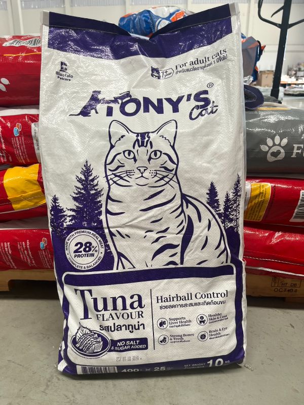 TONY’S แมว กส 10kg (400gx25) Hairball ปลาทูน่า (ม่วง)
