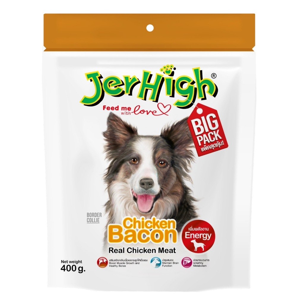 Jerhigh 400g-ซอง Bacon