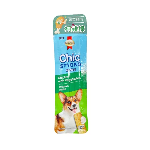 SmartHeart Chic Sticks ซอง 15gx4 Chicken Vegetables/ไก่ผัก