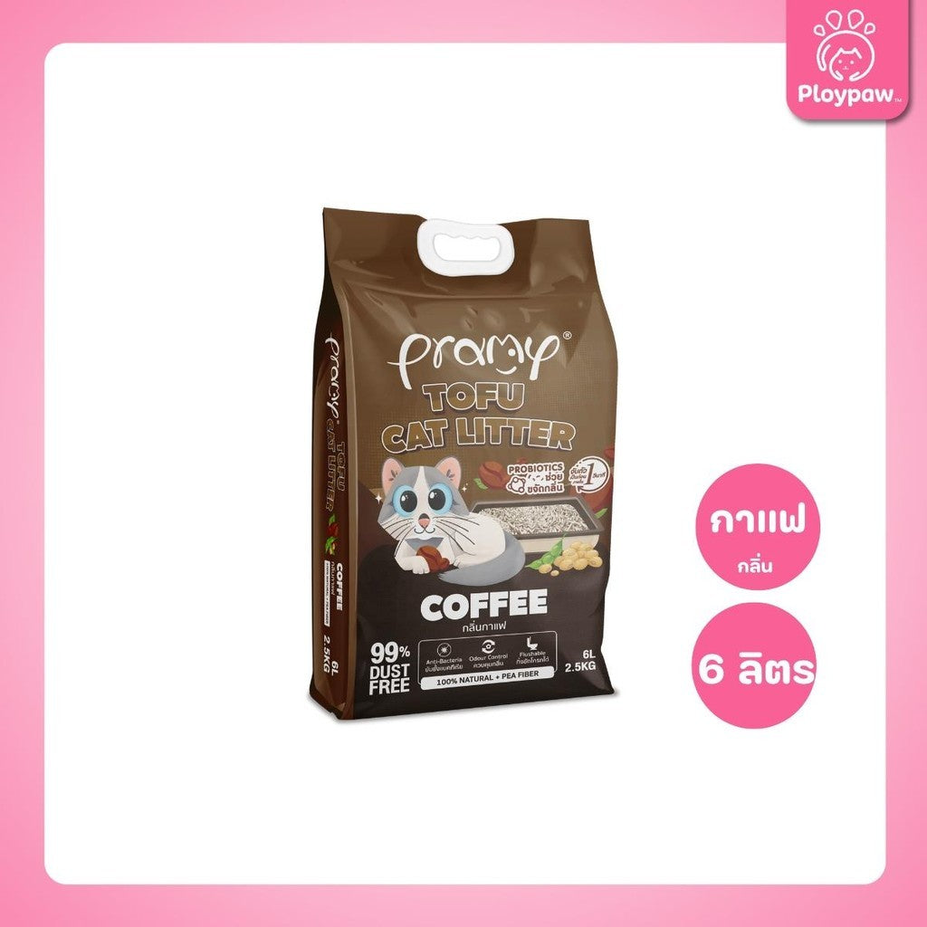 Pramy ทรายเต้าหู้ 6L – Coffee กลิ่นกาแฟ