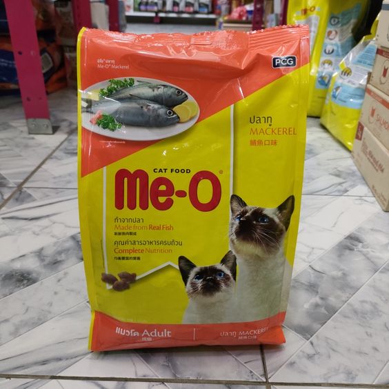 Me-O กระสอบ 20Kg ปลาทู