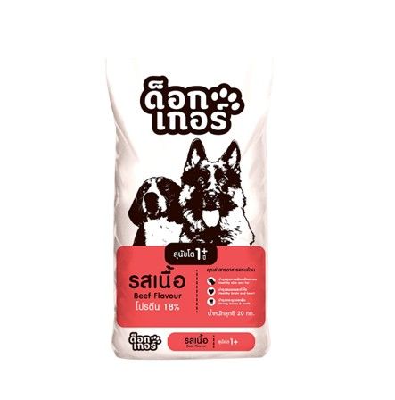 Dogger ด็อกเกอร์ กส 20x1kg รส เนื้อ (แดง)