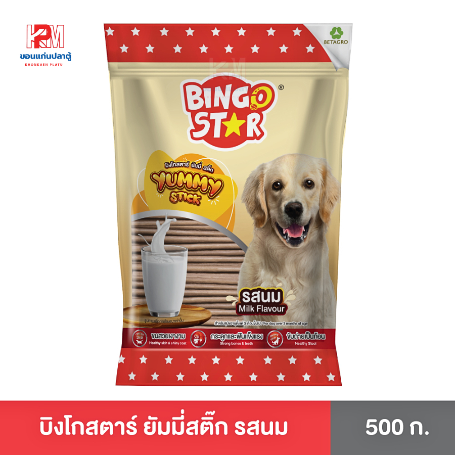 Bingo star yummy stick 500g รสนม