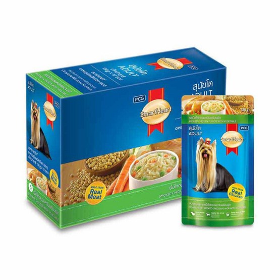 SmartHeart ลังx48 130g #05 (โต ไก่รมควันพร้อมผัก)