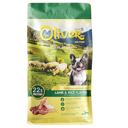 Oliver Gold D-ถุง 1.5kg-แกะและข้าว