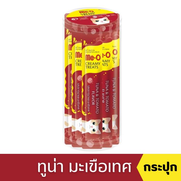 Me-O กระปุกใส 15gx36 ทูน่า มะเขือเทศ