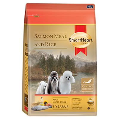 Smartheart Gold-D 1.5kg.Ocean Salmon Recipe แกะและข้าว