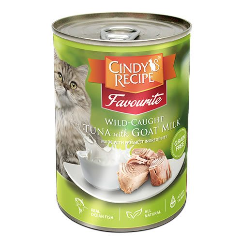 CINDY กป. 400g. ทูน่า+นมแพะ