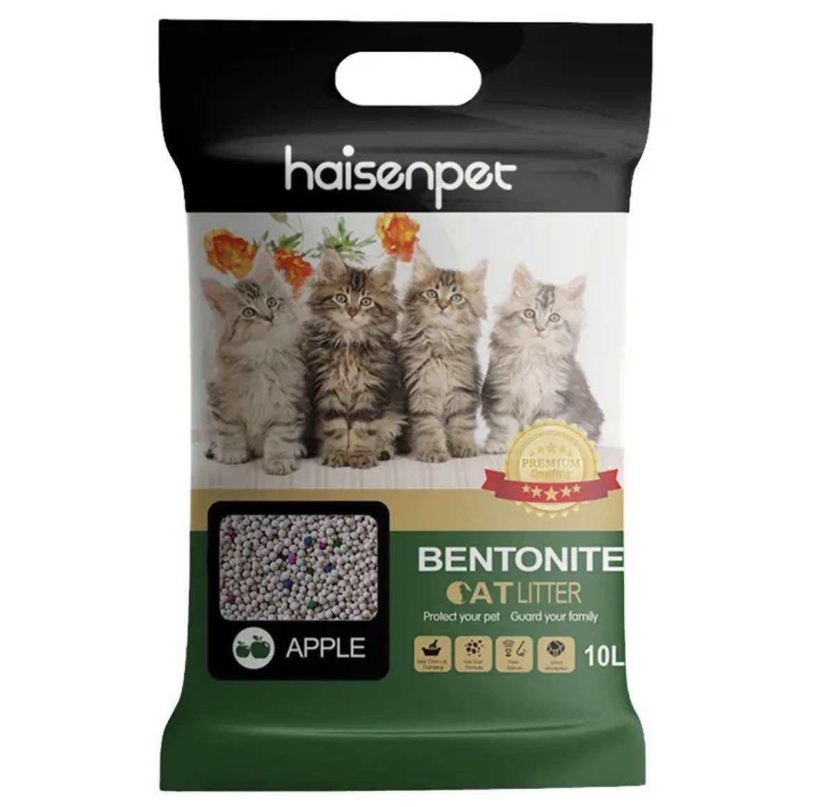 Haisenpet ทรายแมว 10L Apple แอปเปิ้ล
