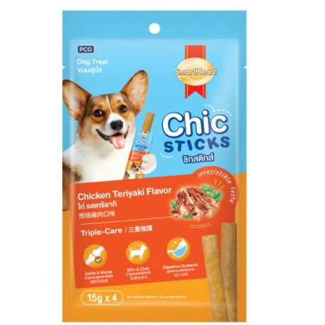 SmartHeart Chic Sticks โหล 15gx4 Chicken Teriyaki/ไก่ เทริยากิ