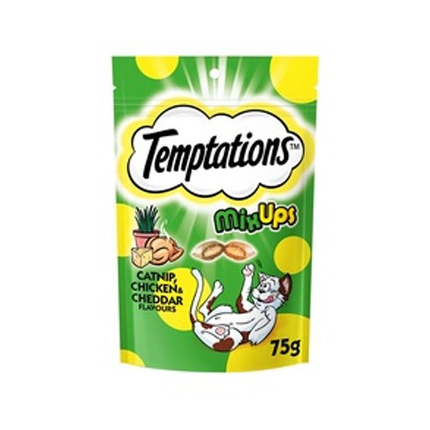 Tempt 75g/ซอง รสแคทนิป ไก่ ชีส