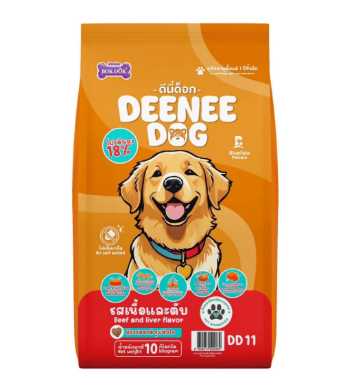 Deenee-Dog DD11 10kg Beef & Liver ( รสเนื้อและตับ )