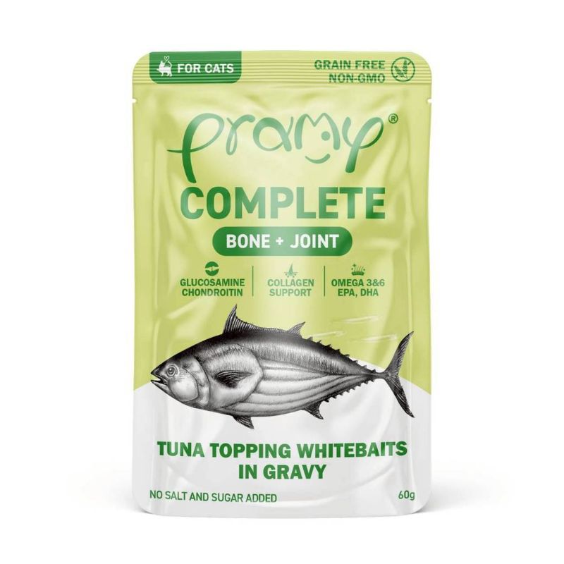 Pramy Complete ซอง 70g CF3 Bone+Joint (ทูน่าชิราสุเกรวี่)