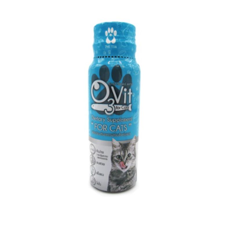 O3Vit 50ml For Cat น้ำมันปลา+วิตามิน แมว
