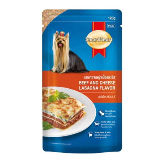 SmartHeart ซอง 120g #11 (โต ลาซานญ่าเนื้อและชีส)