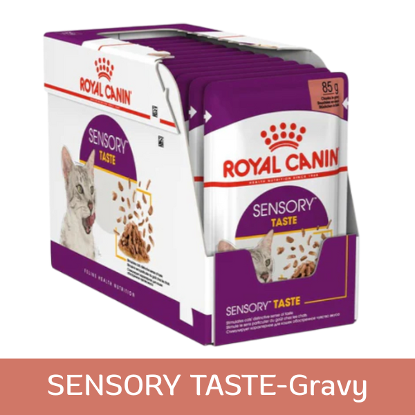 Royal canin-C 85g ซอง SENSORY TASTE-Gravy