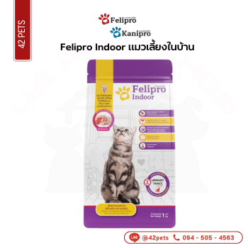 Felipro แบ่ง1.0kg (ม่วง)Indoor แมวเลี้ยงในบ้าน
