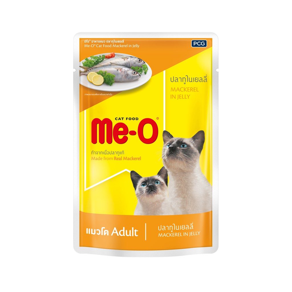 Me-O เพาซ์ 80g (09.แมวโต ปลาทูน่า)