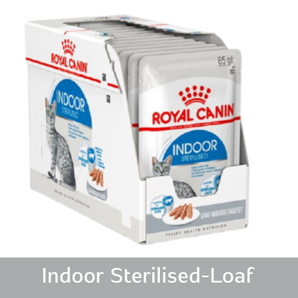 Royal canin-C 85g ซอง Indoor Sterilised-Loaf