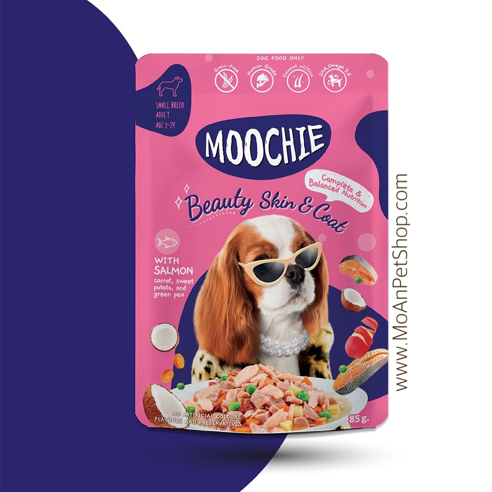 Moochie 85g ซอง  Beauty Skin&Coat ผิวขนสวย