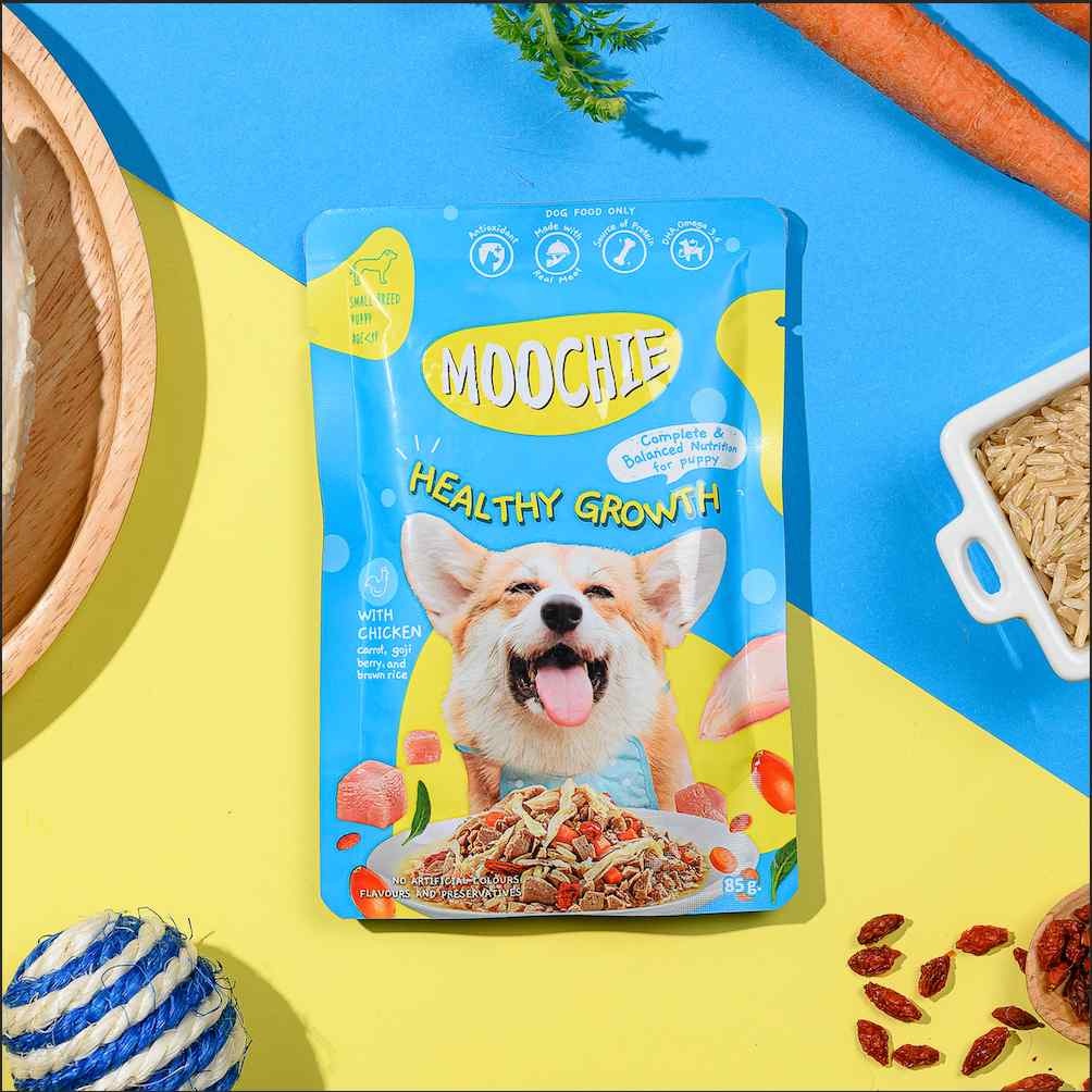 Moochie 85g ซอง  Healthy Growth การเติบโต