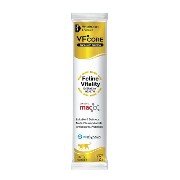 VF+core ซอง 12g ทอง Feline Vitality วิตามินรวม