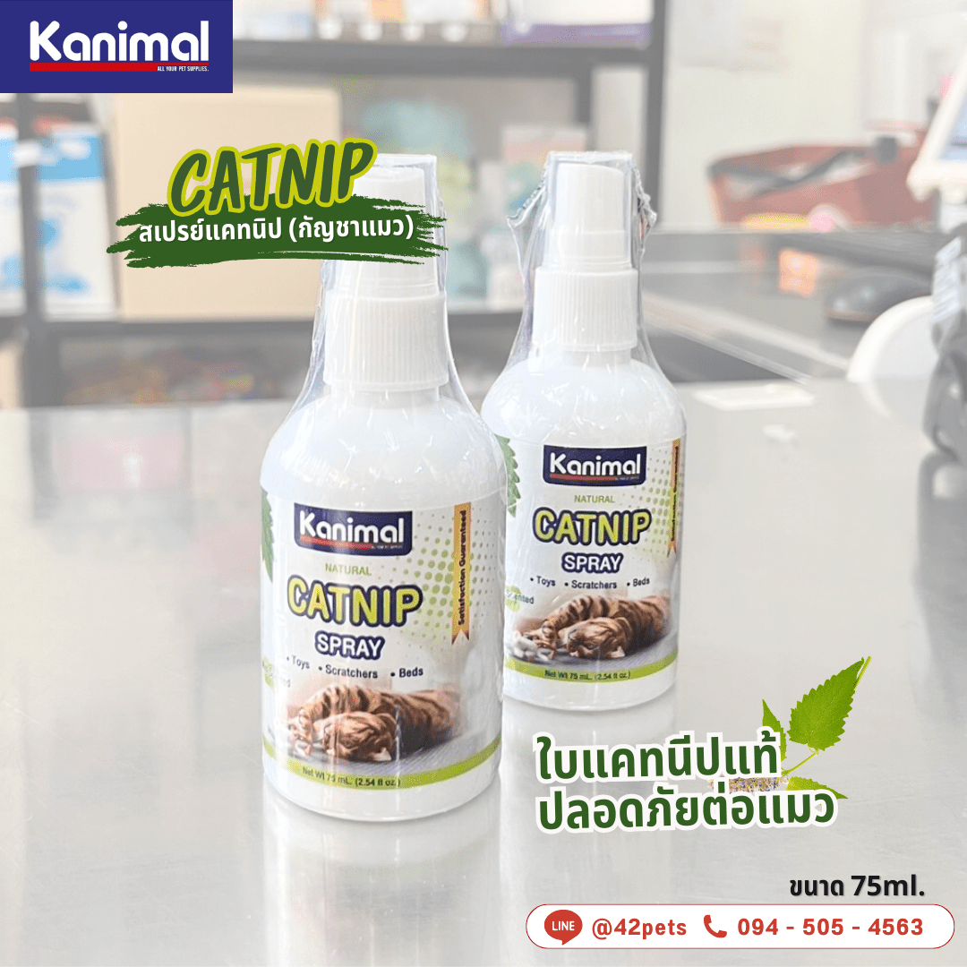 Kanimal Catnip Spray 🐱✨ สเปรย์แคทนิปสูตรธรรมชาติ 100%