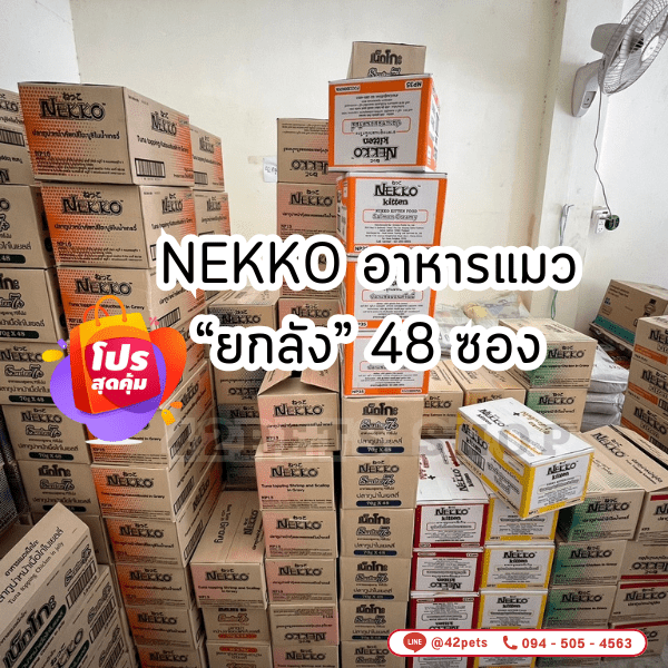 Nekko แบบซอง ขนาด 70g. คละรสชาติได้ ราคาปลีก – ราคาส่ง