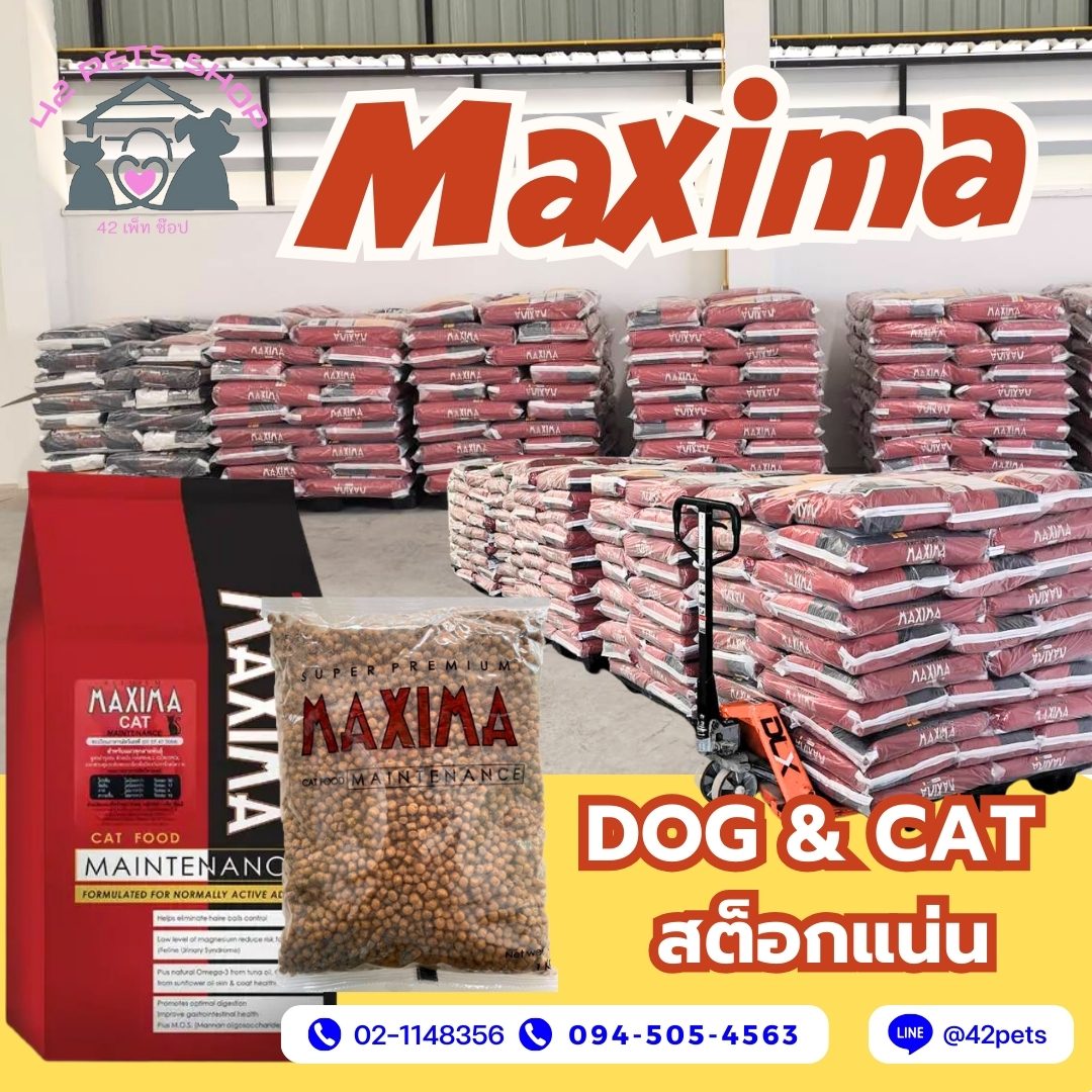 MAXIMA อาหารแมว อาหารสุนัข ส่งนะจ้ะ 🥳👌