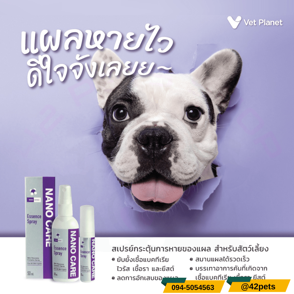Nano Care Essence Spray สเปรย์ใส่แผลสัตว์เลี้ยง