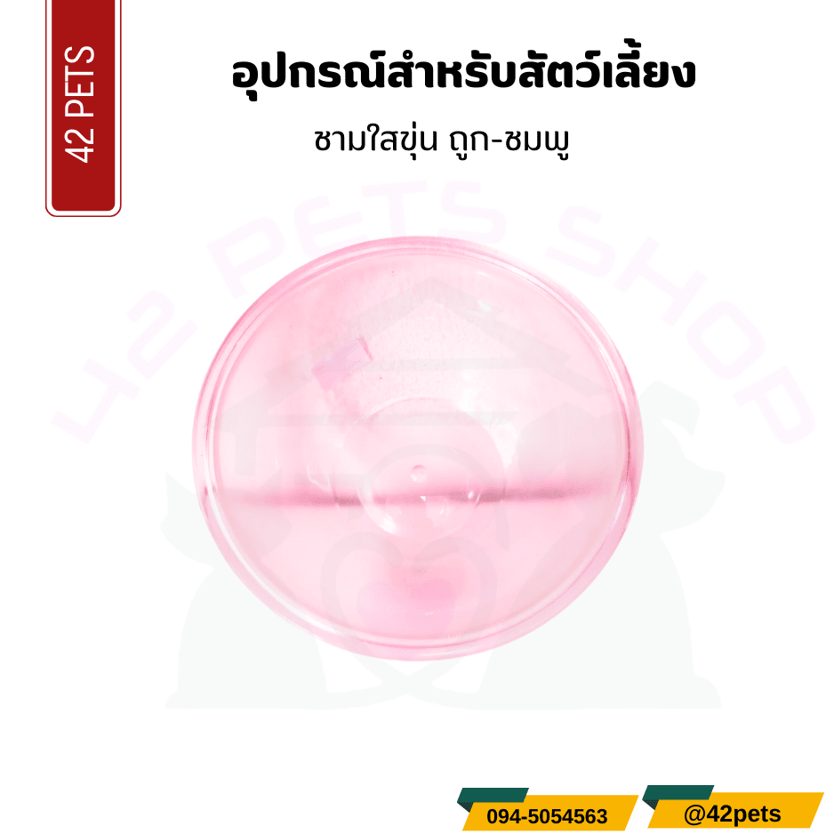 อุปกรณ์สำหรับสัตว์เลี้ยง – ชามใส
