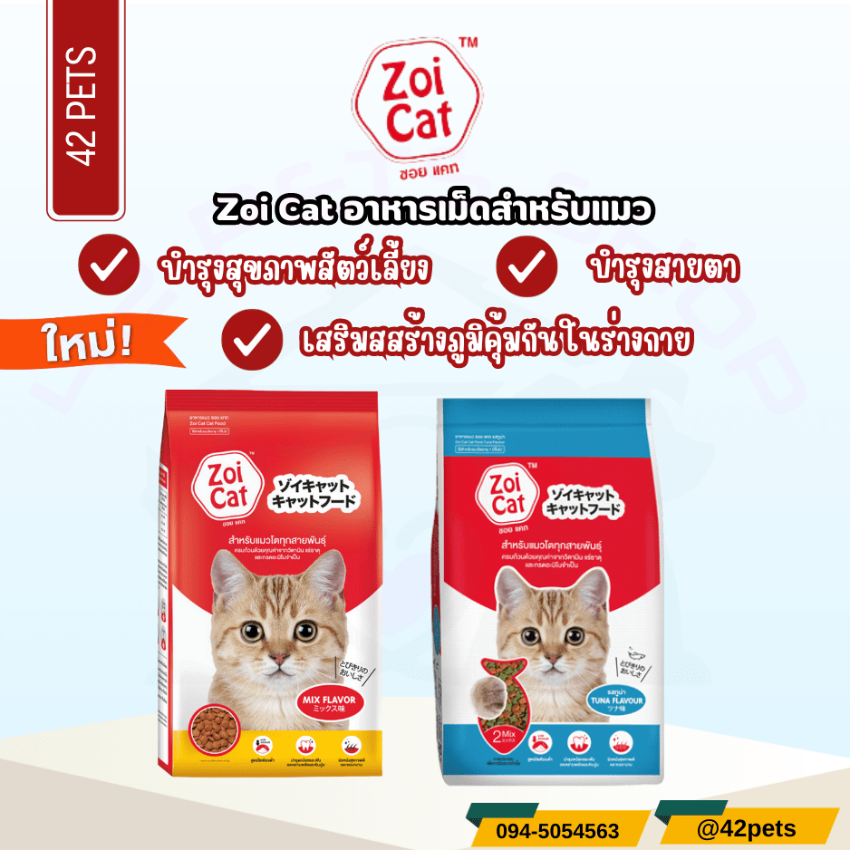 Zoi Cat ซอยแคท อาหารแมว