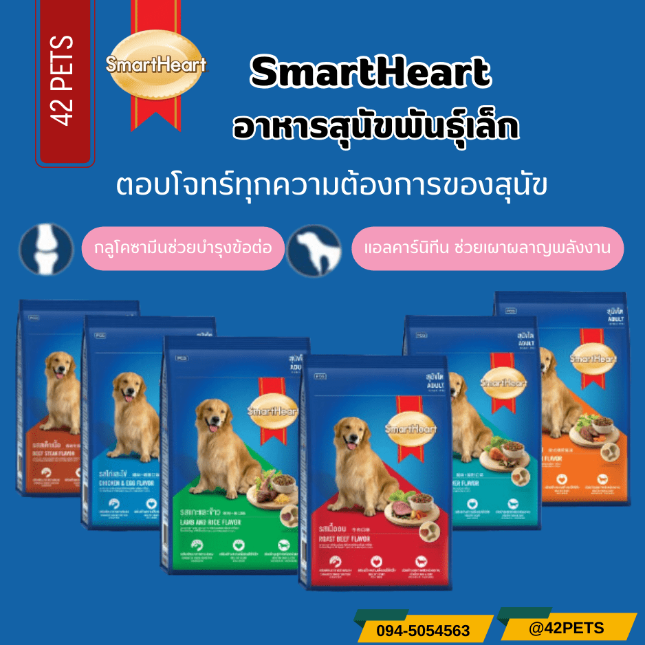 Smartheart อาหารสุนัขโต