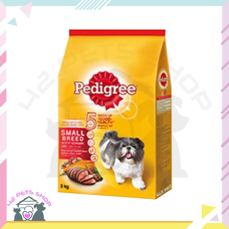 CD0007-PEDIGREE หมาเม็ด1.3kg(สุนัขพันธุ์เล็ก >9เดือน รสตับย่าง)