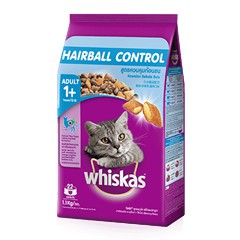 Whiskas 1.1Kg Hairball ควบคุมก้อนขน