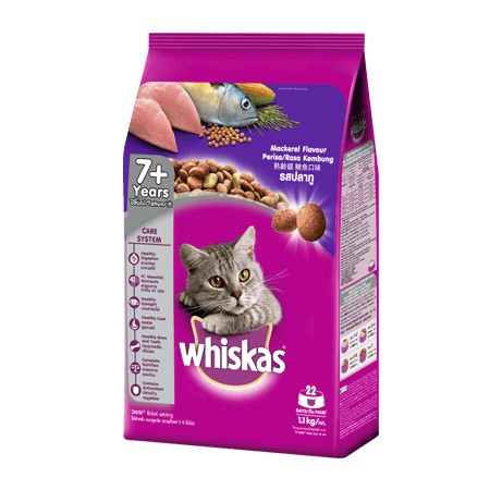 Whiskas 1.1Kg 7+ ปลาทู