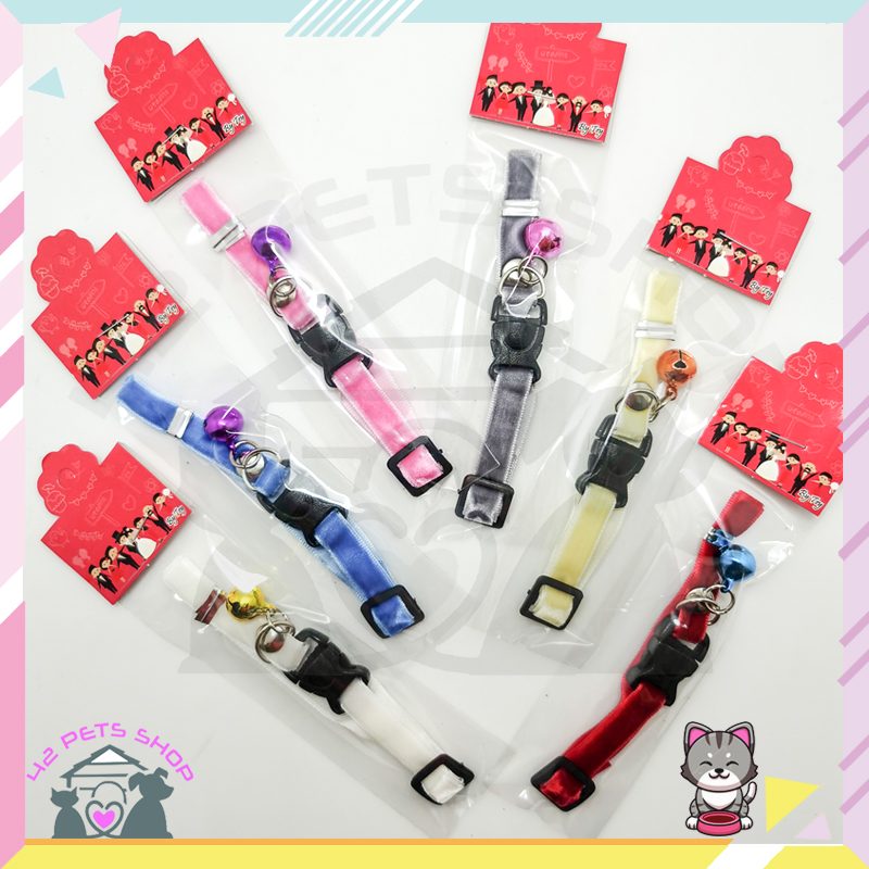 Pet4You Shopee-Cat collar ปลอกคอแมว(กำมะหยี่)