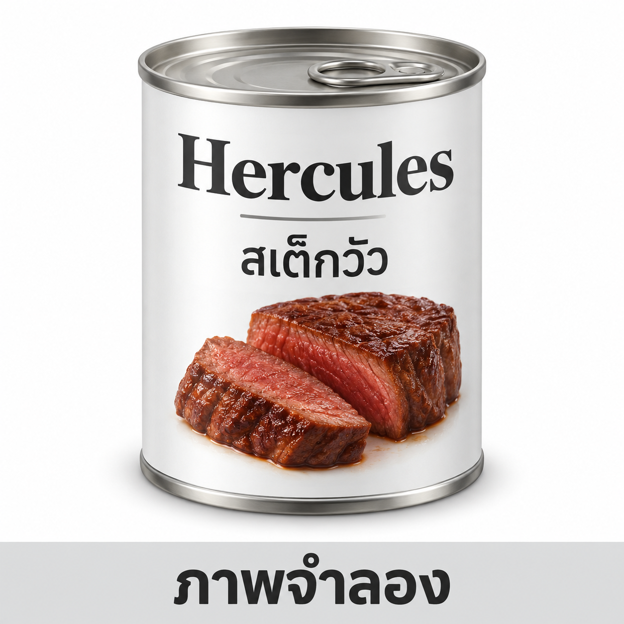 CD0303-Hercules กระป๋อง(ลัง24/สเต็กวัว) — ภาพจำลอง