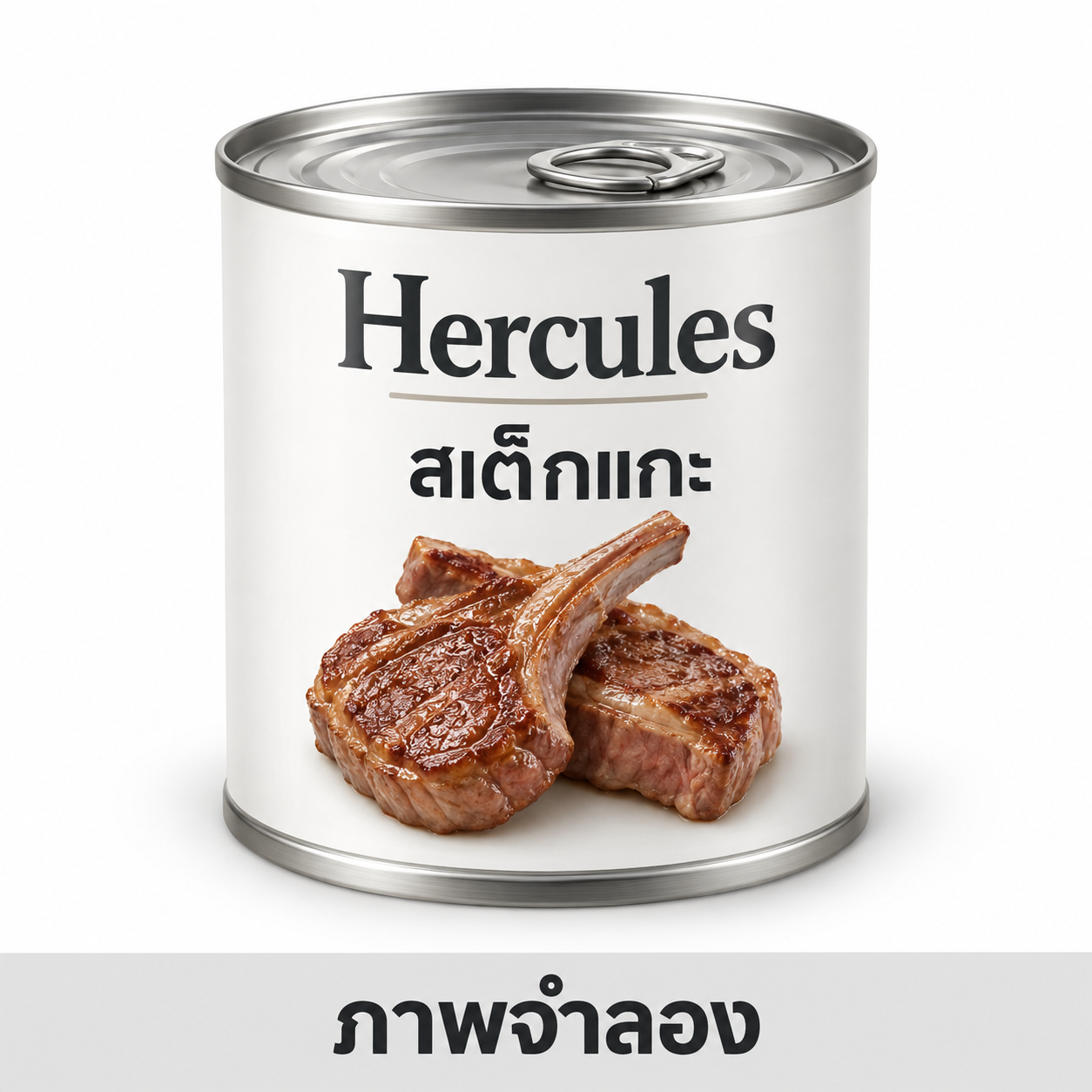 CD0303-Hercules กระป๋อง(ลัง24/สเต็กแกะ) — ภาพจำลอง