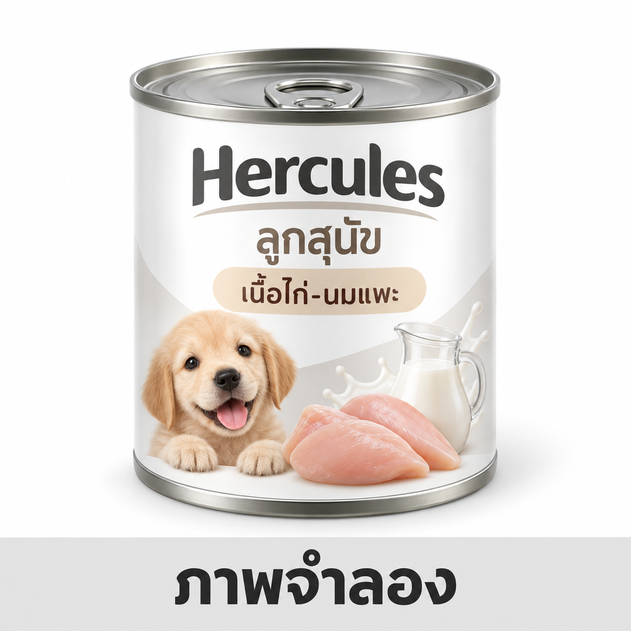 CD0303-Hercules กระป๋อง(กระป๋อง/ลูก เนื้อไก่-นมแพะ)